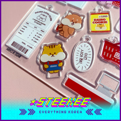 Daiso Merchandise DIY Acrylic Keychain by Steekee Korea 2941