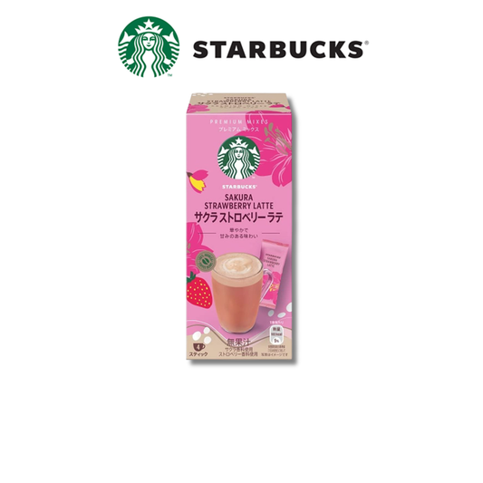 Starbucks Japan Cherry Blossom Sakura Strawberry Latte Premium Instant Coffee Mix