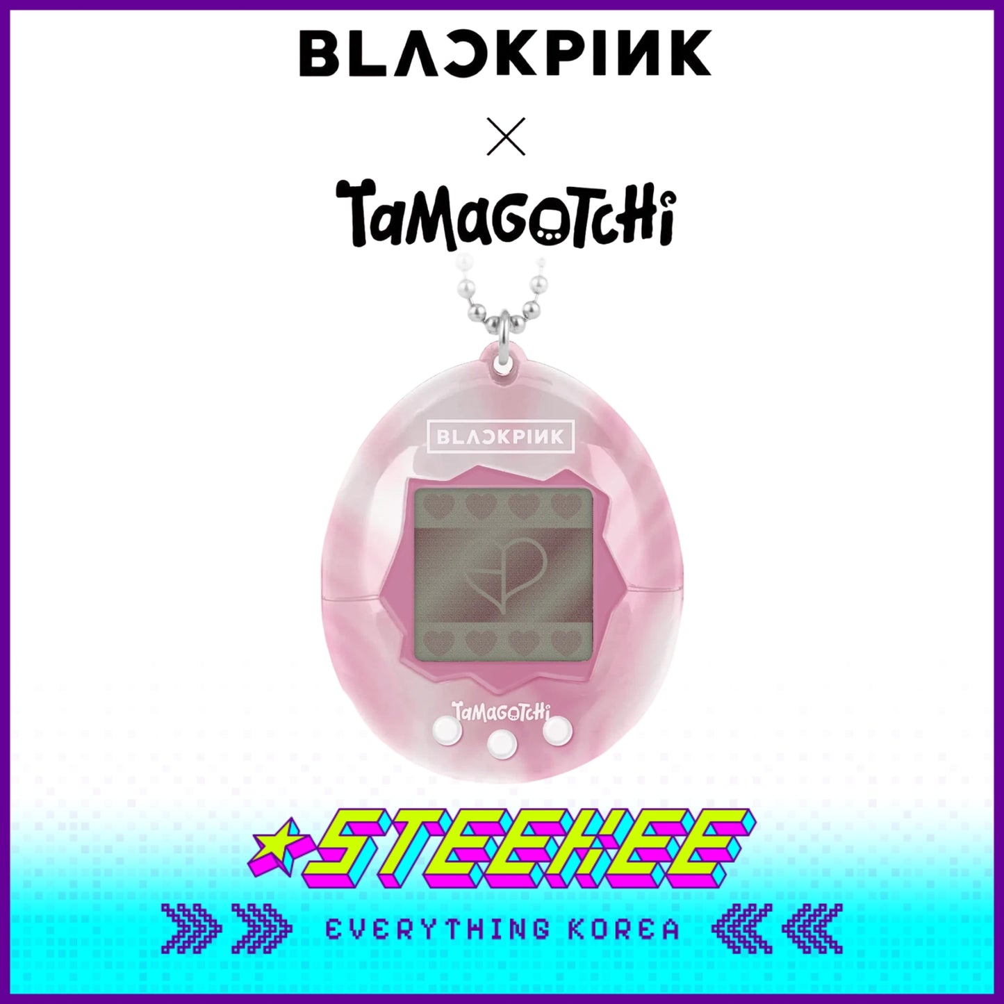 Tamagotchi X BLACKPINK Original Tamagotchi Pink by Steekee Korea 5003
