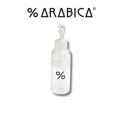 Arabica % 16oz 480ml Clear Tumbler Water Bottle