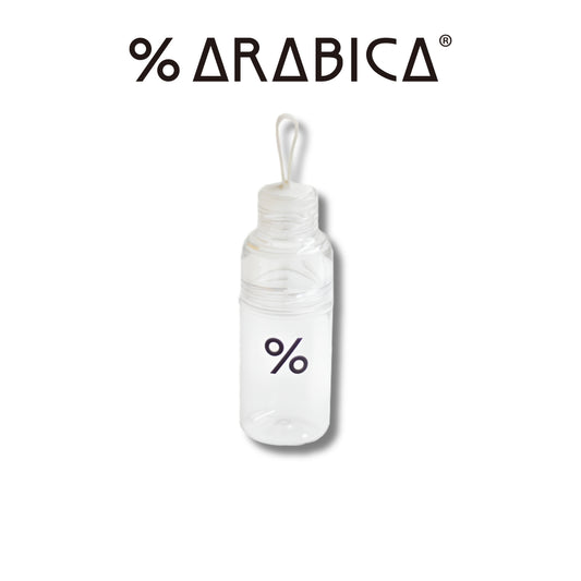 Arabica % 16oz 480ml Clear Tumbler Water Bottle