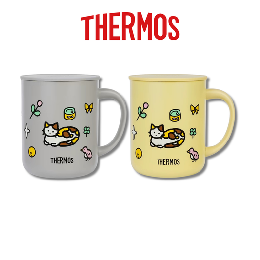 Thermos x Zero Per Zero JDG-450KC 450ml Reversible Insulated Mug - Stainless Steel Hot & Cold Desk Cup with Lid