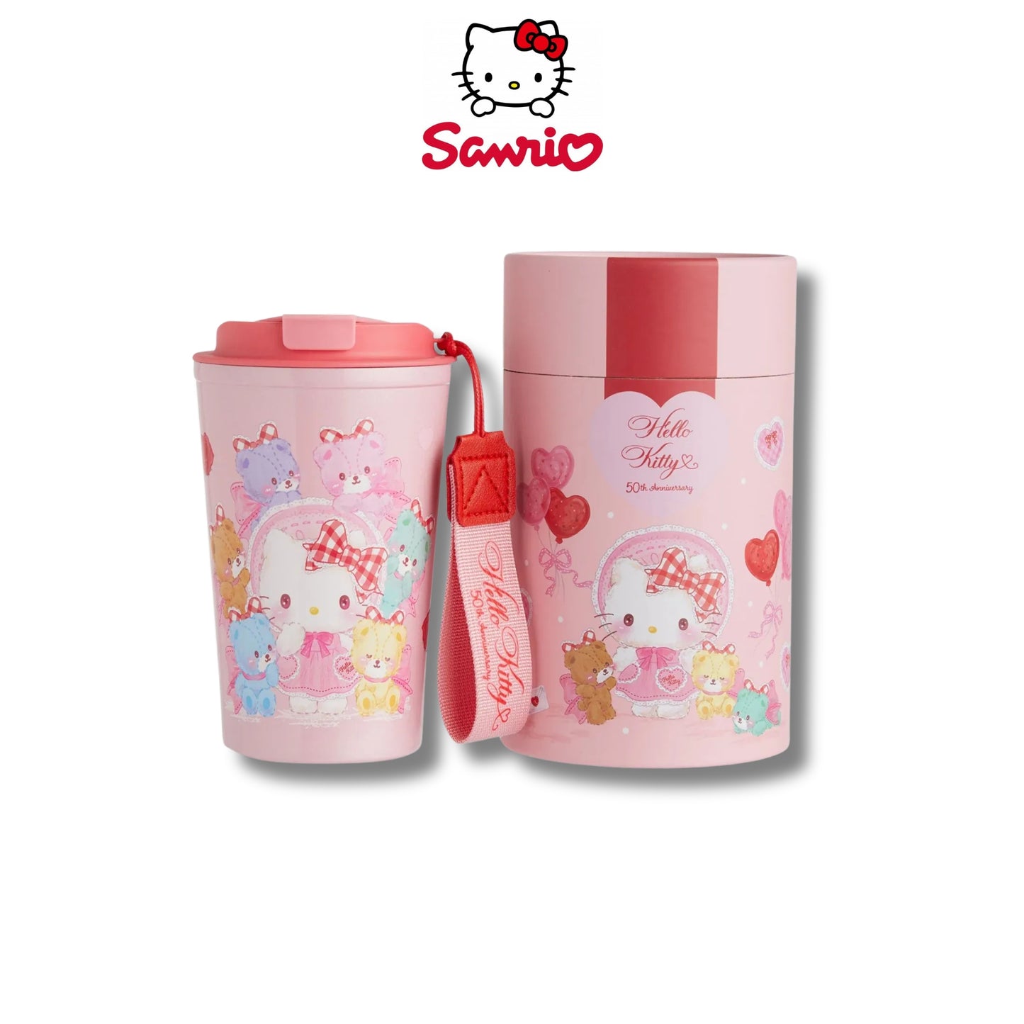 Sanrio Thailand Dreamer Hello Kitty Vacuum Insulated Tumbler Pink 350 mL