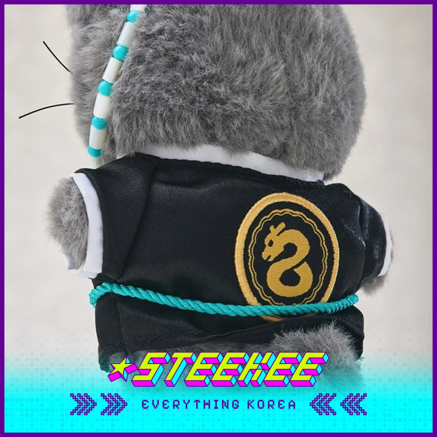 ZO&FRIENDS ZOA Plush Toys Keyring K-Edition Seonbi by Steekee Korea 5011