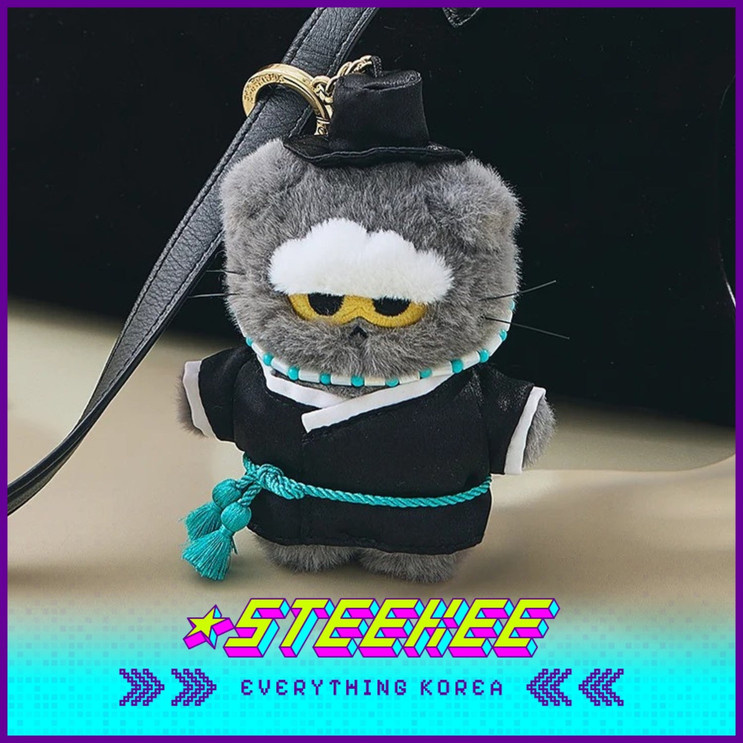 ZO&FRIENDS ZOA Plush Toys Keyring K-Edition Seonbi by Steekee Korea 5011