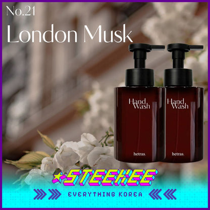 Hetras Premium Perfume Bubble Hand Wash Set of 2 515ml by Steekee Korea 2469