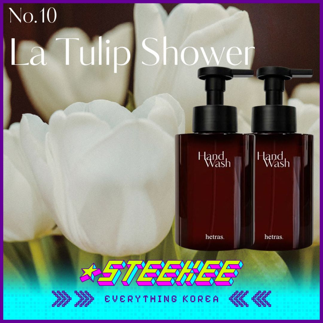 Hetras Premium Perfume Bubble Hand Wash Set of 2 515ml by Steekee Korea 2469