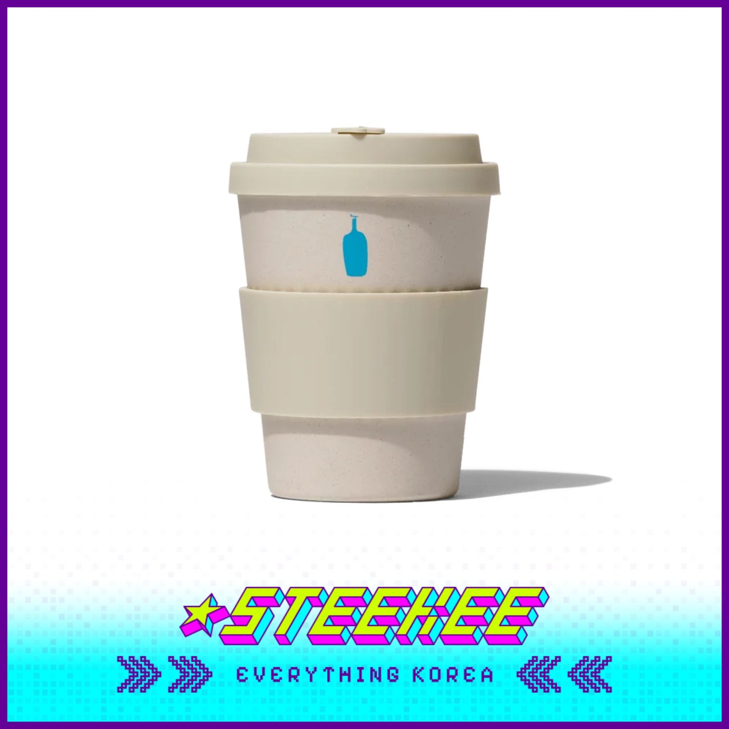 BLUE BOTTLE COFFEE X Ecoffee Lightweight Reusable Eco Cup 12oz 355ml by Steekee Korea 2400