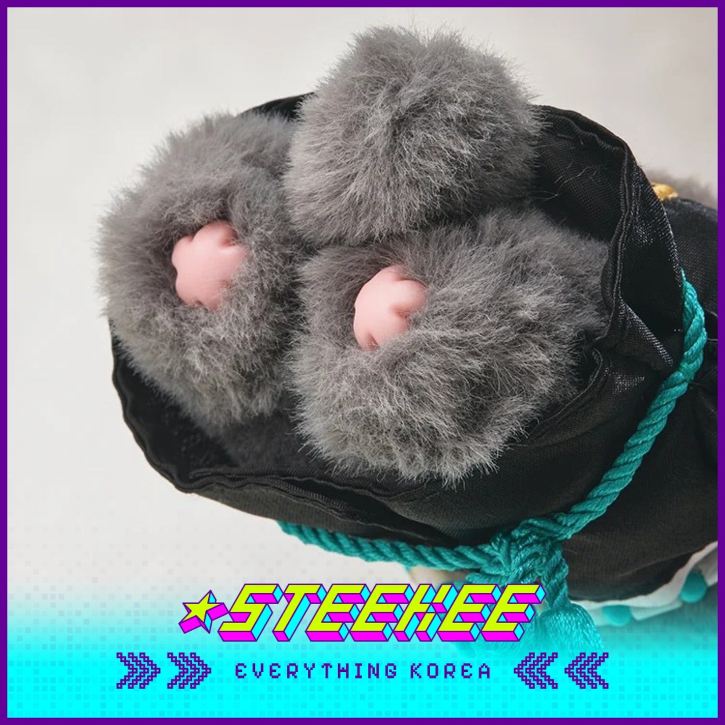 ZO&FRIENDS ZOA Plush Toys Keyring K-Edition Seonbi by Steekee Korea 5011