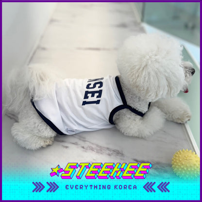 Yonsei University Pet Ice Cool Dog Tank Top by Steekee Korea 2504