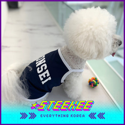 Yonsei University Pet Ice Cool Dog Tank Top by Steekee Korea 2504