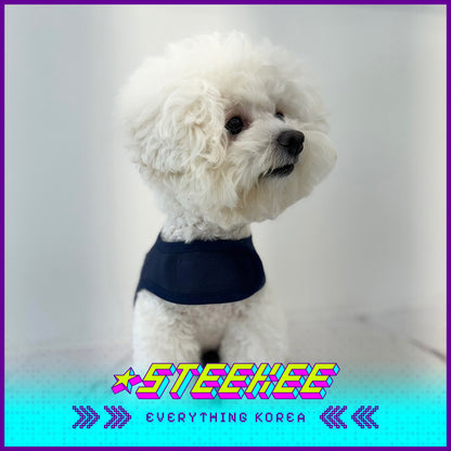 Yonsei University Pet Premium Canvas Harness Navy by Steekee Korea 2505