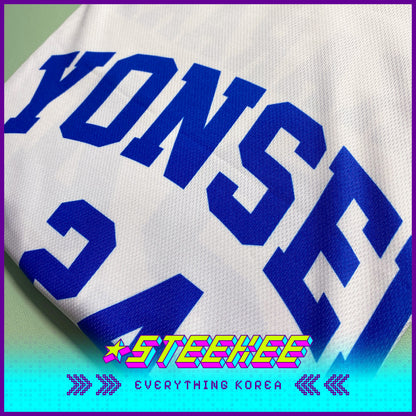 Yonsei University Sublimation Basketball White Jersey by Steekee Korea 2506