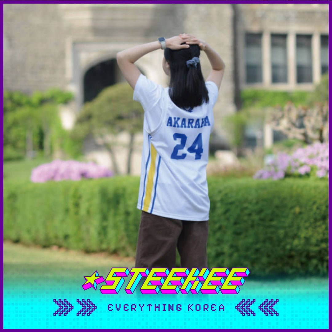 Yonsei University Sublimation Basketball White Jersey by Steekee Korea 2506