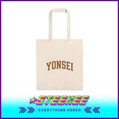 Yonsei University Daily Eco Canvas Tote Bag by Steekee Korea 2508