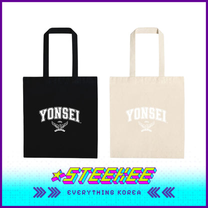 Yonsei University Eagle Eco Canvas Tote Bag by Steekee Korea 2510