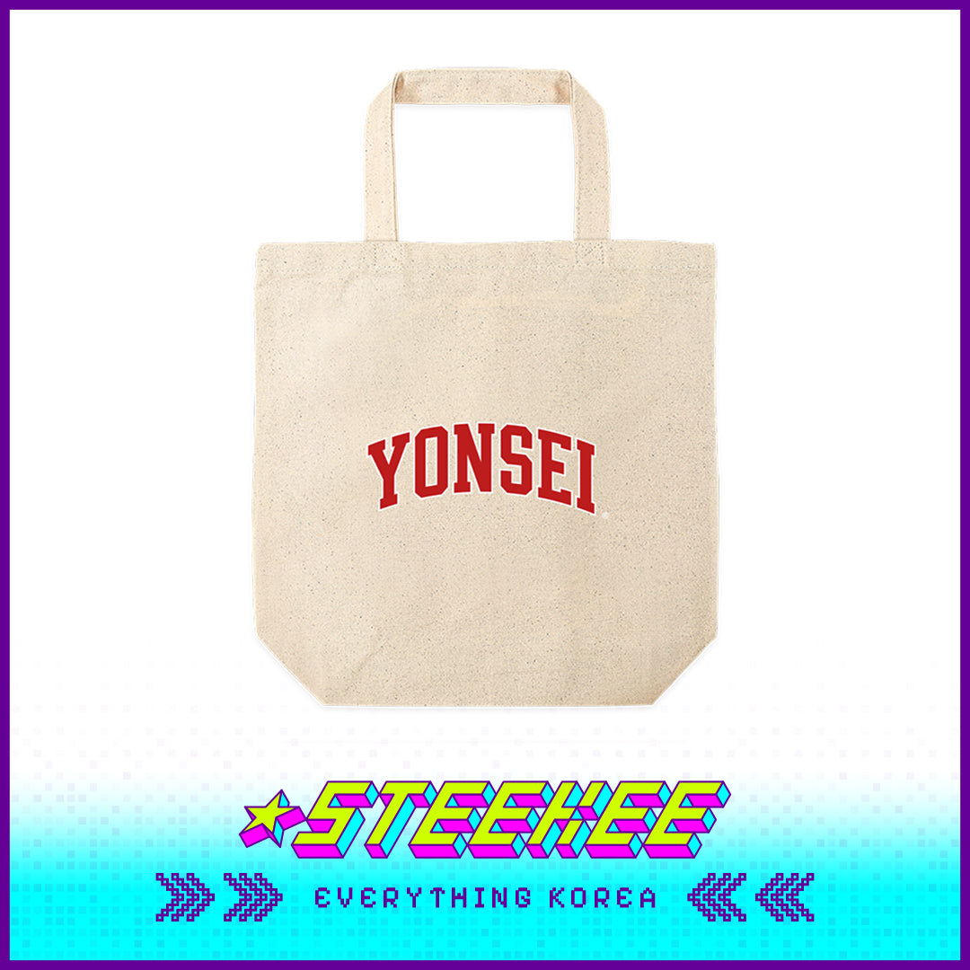 Yonsei University Everyday Canvas Tote Bag with Base by Steekee Korea 2513