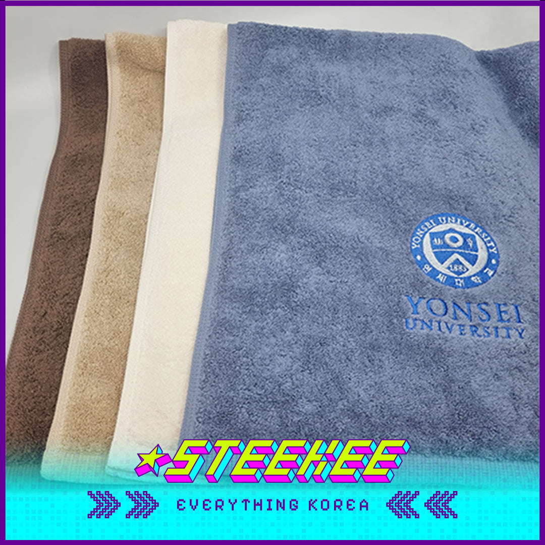 Yonsei University Premium Embroidered Towel by Steekee Korea 2519