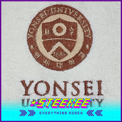 Yonsei University Premium Embroidered Towel by Steekee Korea 2519