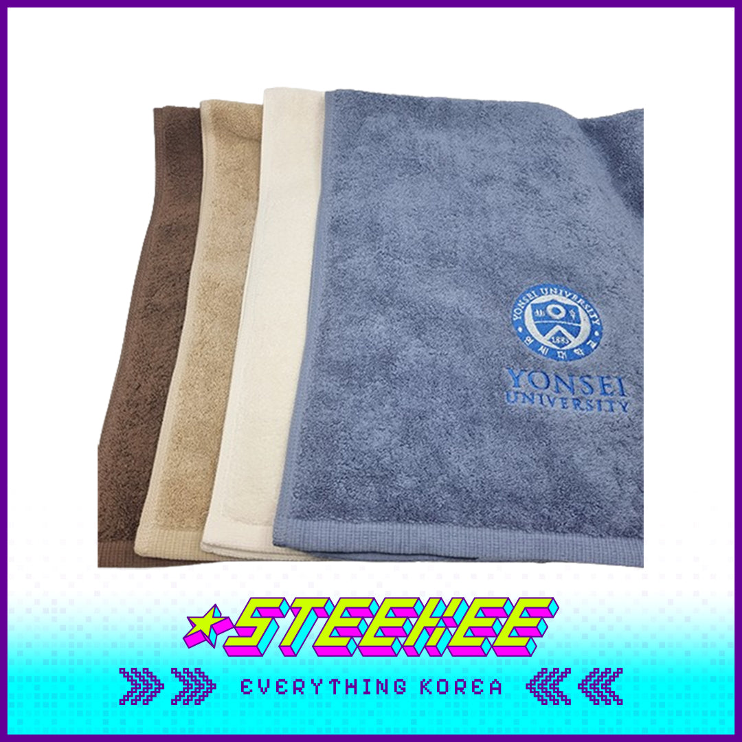 Yonsei University Premium Embroidered Towel by Steekee Korea 2519