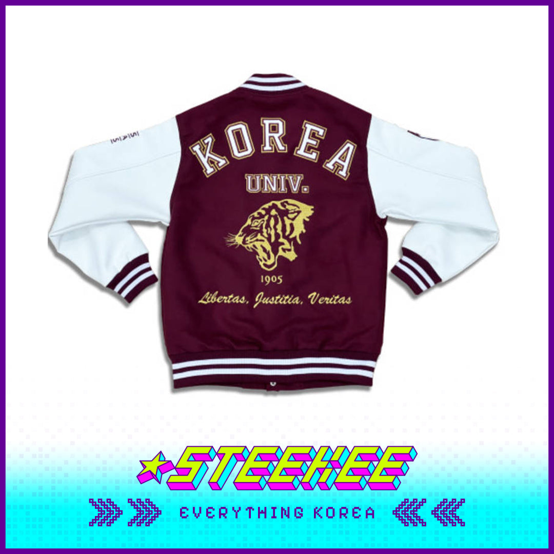 Korea University Crimson Baseball Jumper Gold Version by Steekee Korea 2531