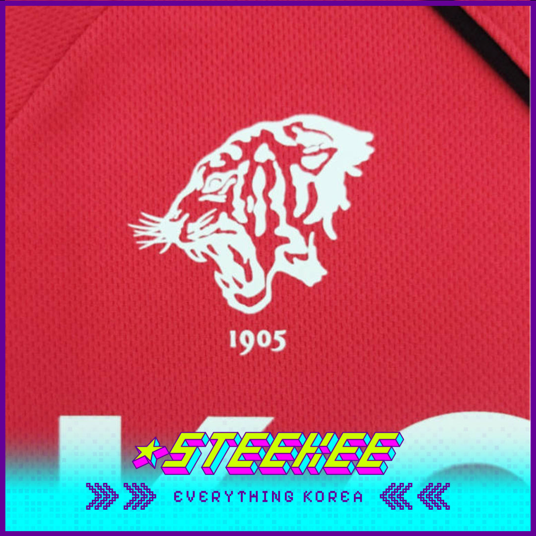 Korea University Red Baseball Jersey by Steekee Korea 2536