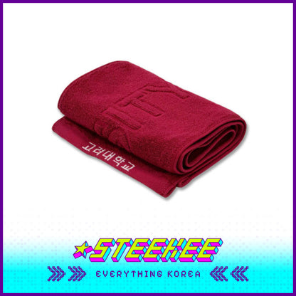 Korea University Merchandise Gift Mini Towel Red by Steekee Korea 2541