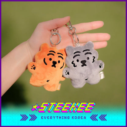 MUZIK TIGER Flat Plush Keychain Bag Decoration Gifts Toys by Steekee Korea 2548