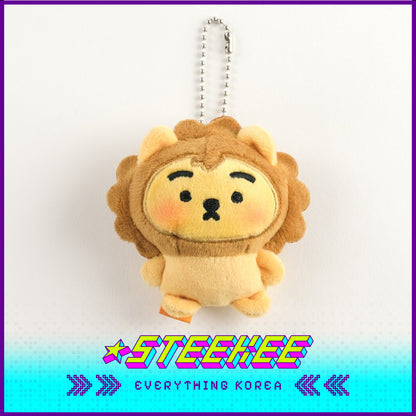 MUZIK TIGER Mini Plush Keychain Bag Decoration Gifts Toys by Steekee Korea 2549