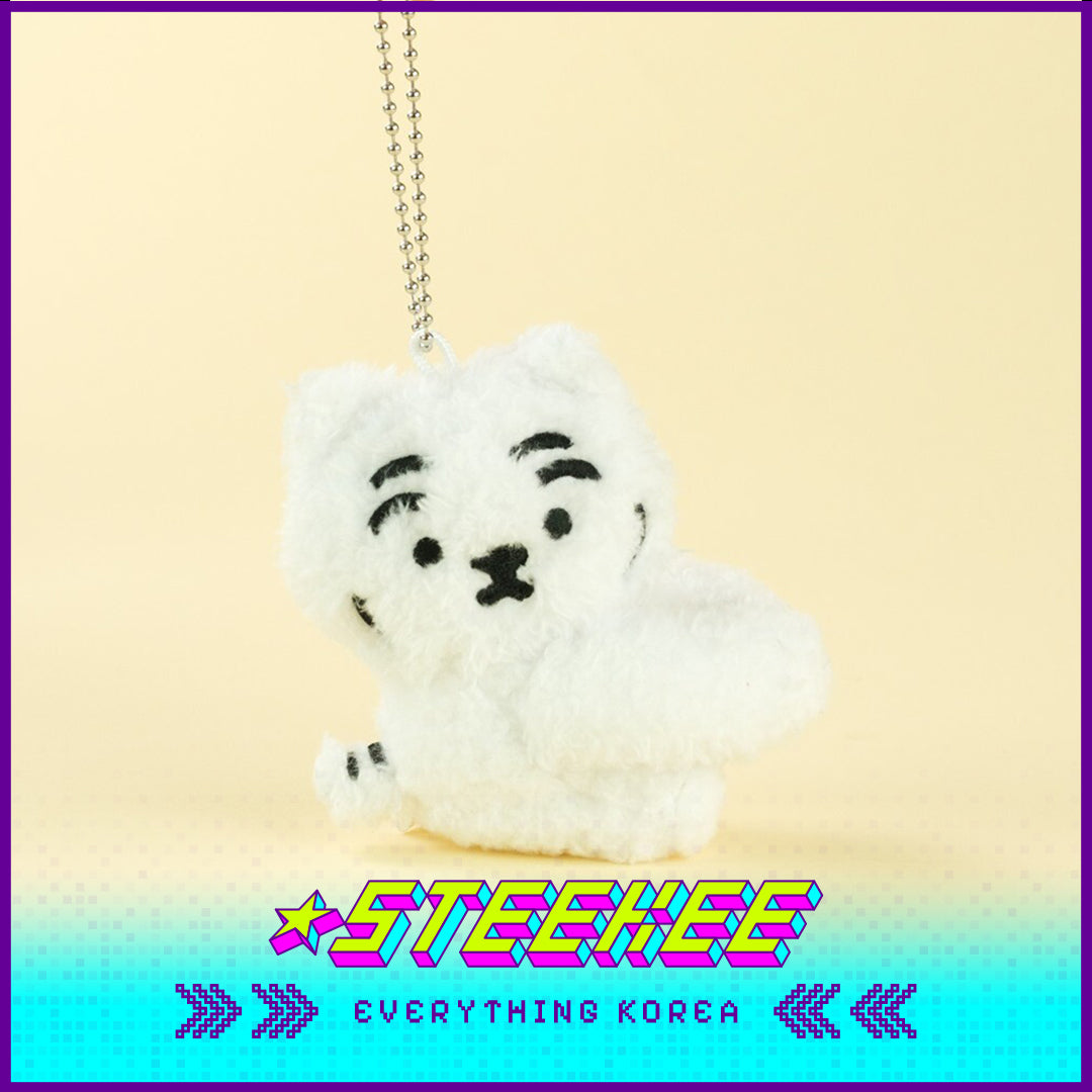 MUZIK TIGER Magnet Tiger Toy Plush Keychain Cable Tie by Steekee Korea 2550