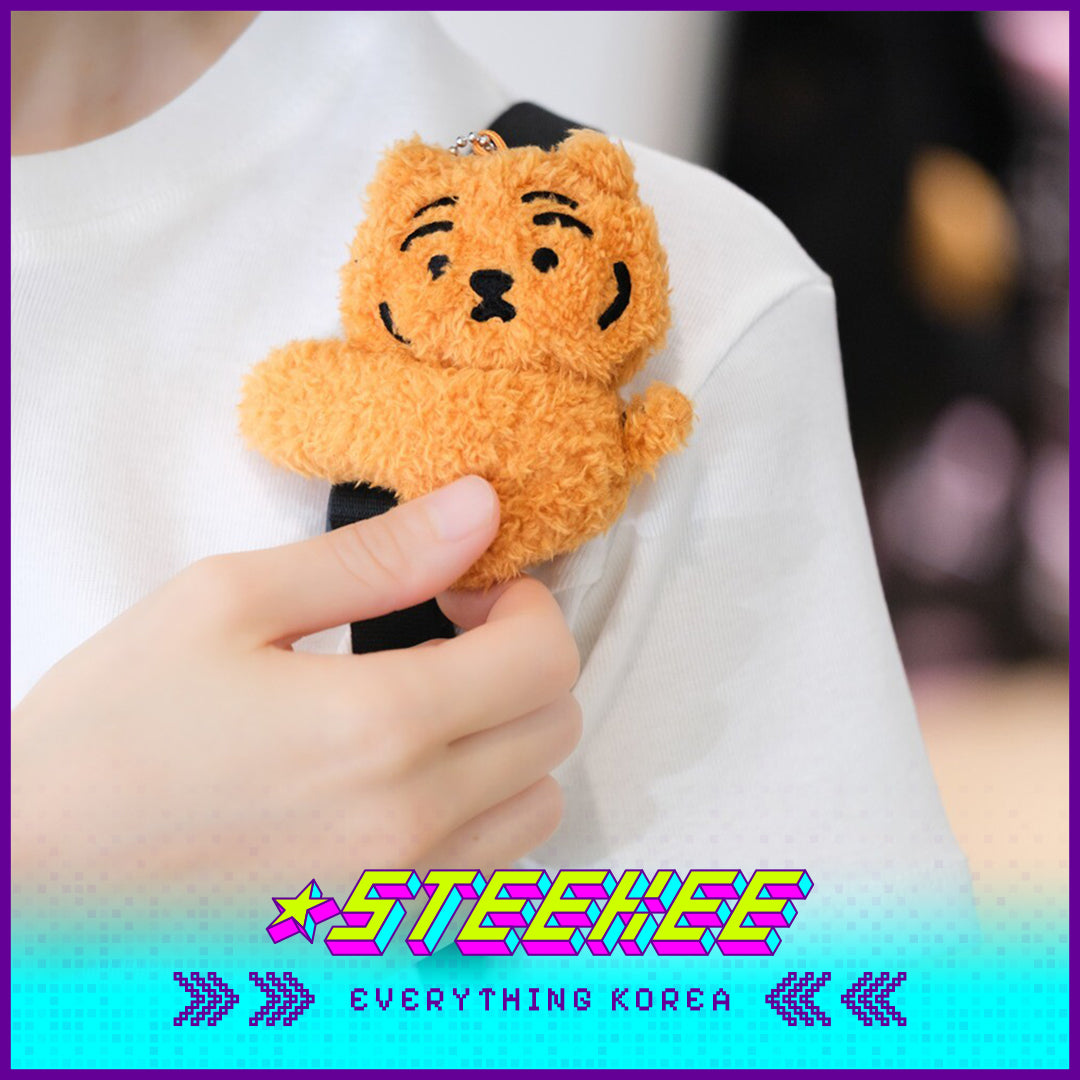 MUZIK TIGER Magnet Tiger Toy Plush Keychain Cable Tie by Steekee Korea 2550