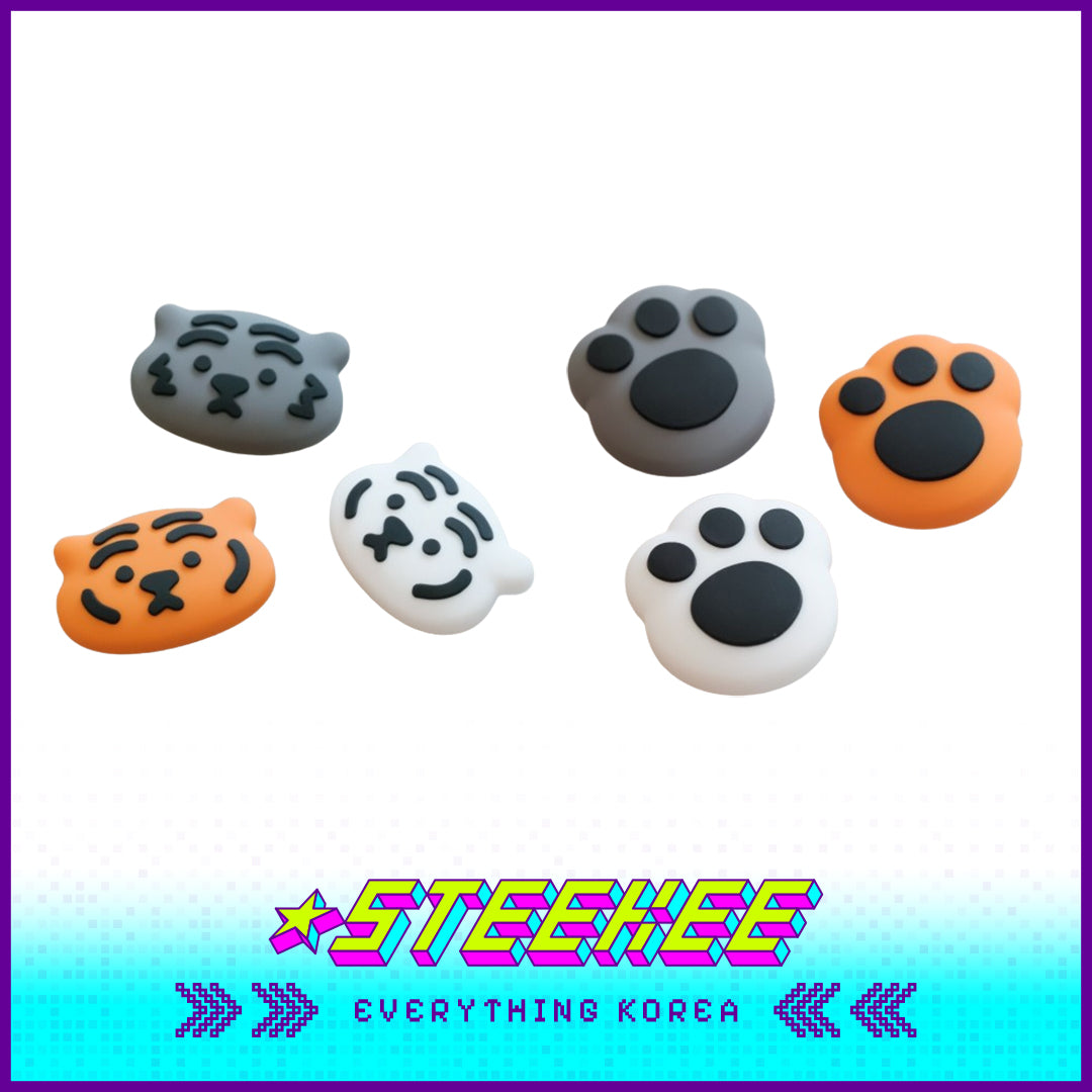 MUZIK TIGER Doughnut Tiger Shoe Decoration Silicone Charms Accessories by Steekee Korea 2562