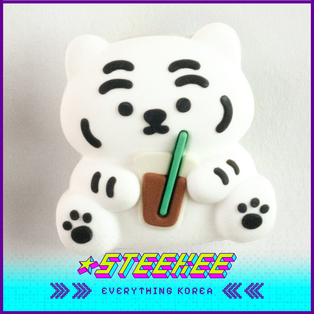 MUZIK TIGER Tiger Everyday Life Shoe Decoration Silicone Charms Accessories by Steekee Korea 2565