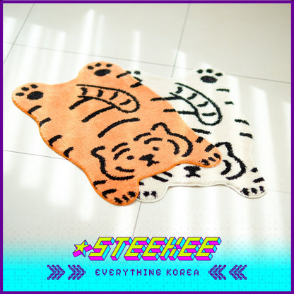 MUZIK TIGER Doughnut Tiger Rug Bedroom Bathroom Floor Mat Anti Slip by Steekee Korea 2567