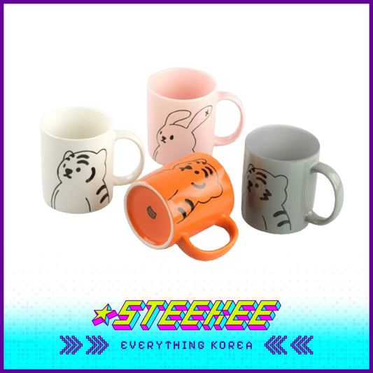 MUZIK TIGER Ceramic Mug Cup Couple Gift Present by Steekee Korea 2572