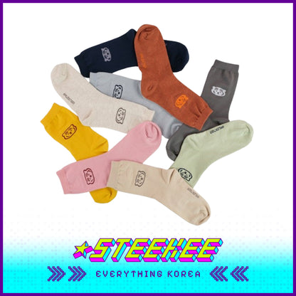 MUZIK TIGER Multiple Color Unisex Ankle Crew Cotton Socks by Steekee Korea 2574