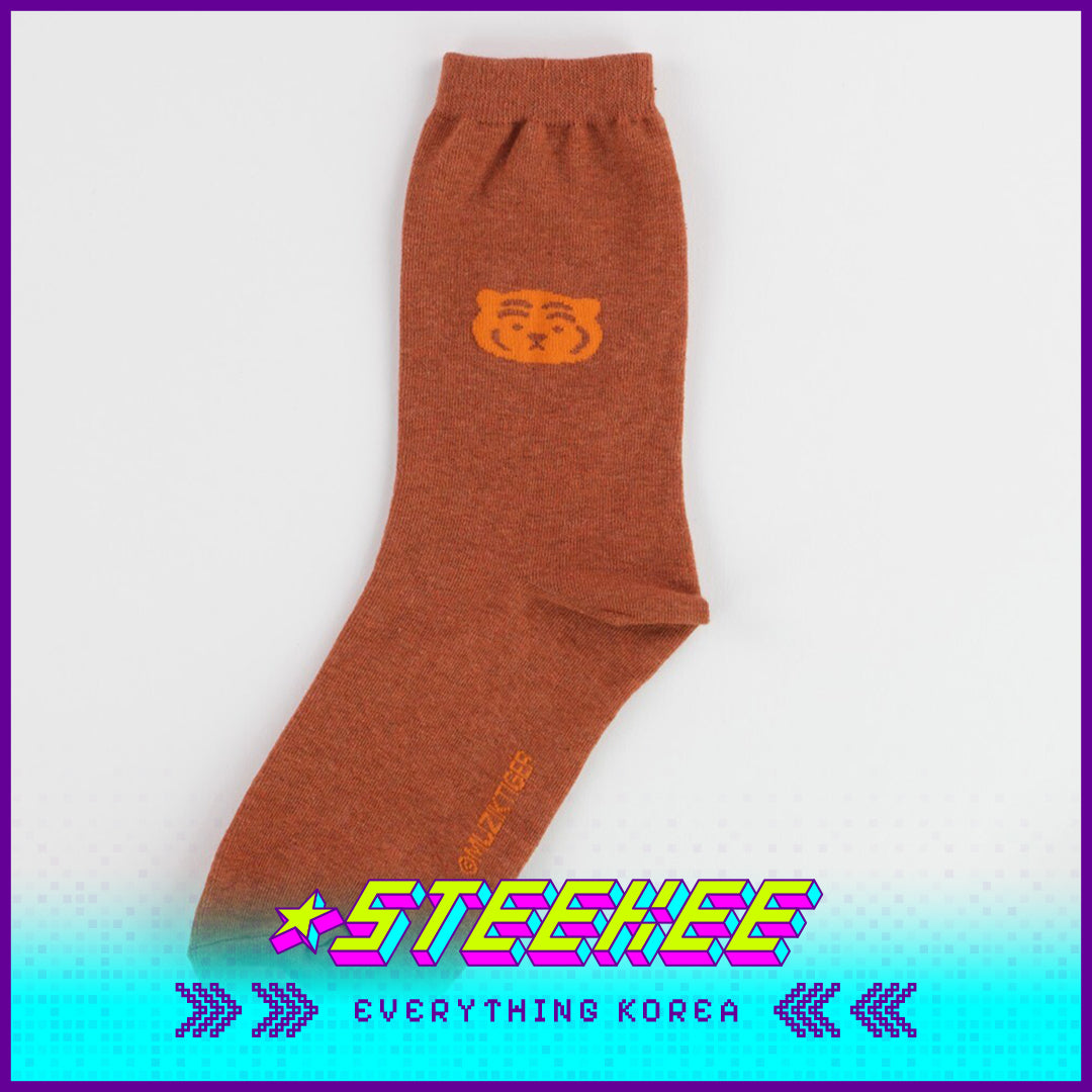 MUZIK TIGER Multiple Color Unisex Ankle Crew Cotton Socks by Steekee Korea 2574