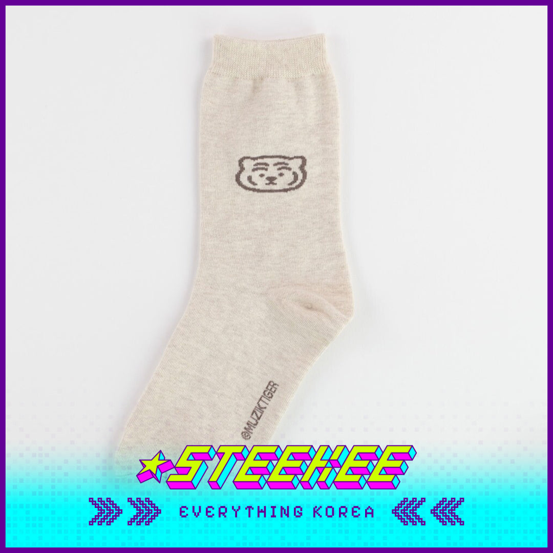 MUZIK TIGER Multiple Color Unisex Ankle Crew Cotton Socks by Steekee Korea 2574