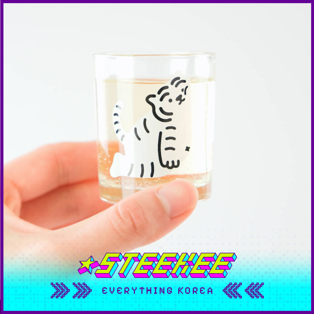 MUZIK TIGER Soju Glass Cup 60ml Souvenir Present Gift by Steekee Korea 2578