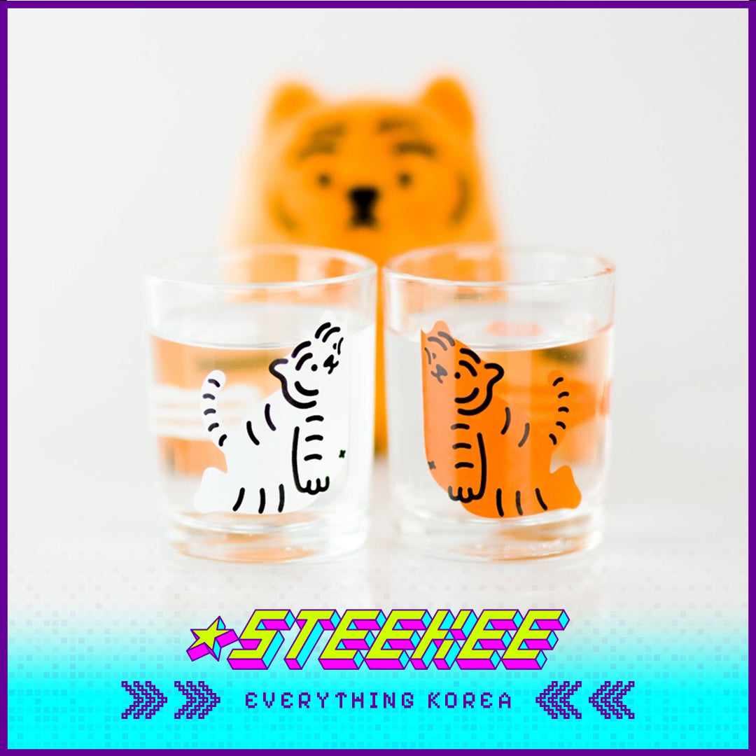 MUZIK TIGER Soju Glass Cup 60ml Souvenir Present Gift by Steekee Korea 2578