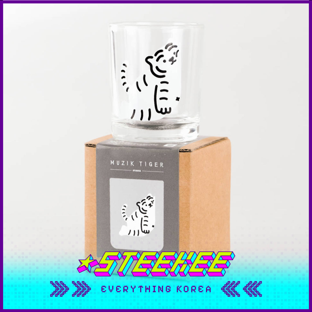 MUZIK TIGER Soju Glass Cup 60ml Souvenir Present Gift by Steekee Korea 2578