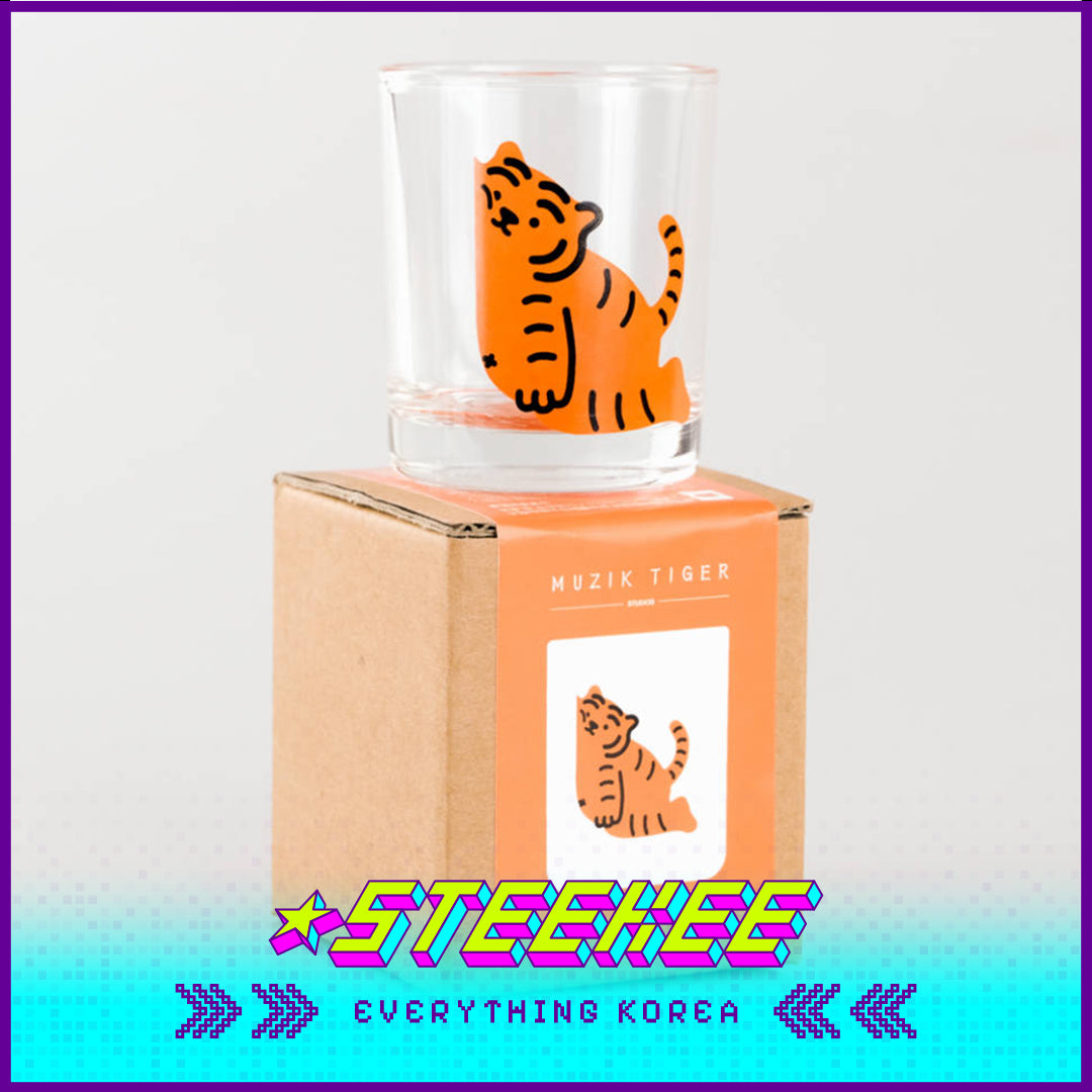 MUZIK TIGER Soju Glass Cup 60ml Souvenir Present Gift by Steekee Korea 2578