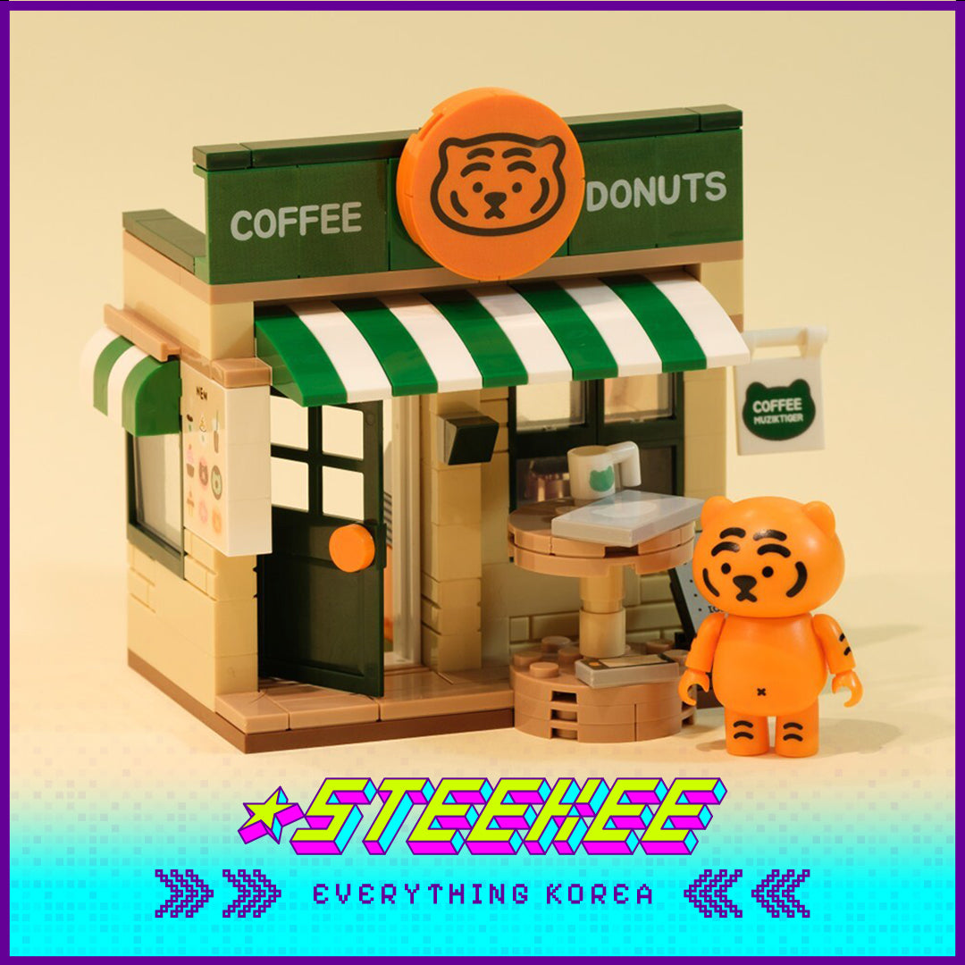 MUZIK TIGER Dessert Cafe Brick Lego Figure Decoration Present Gift for Kids by Steekee Korea 2580