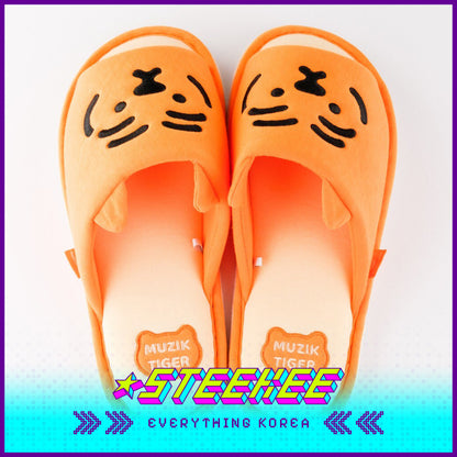 MUZIK TIGER Plush Indoor Bedroom Soft Slippers by Steekee Korea 2582