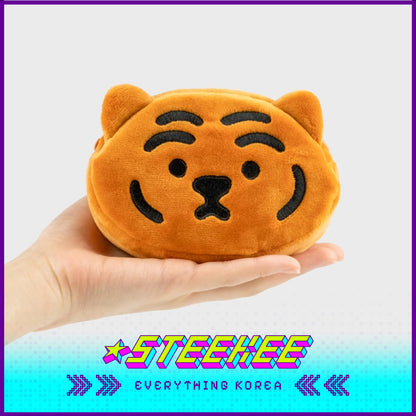 MUZIK TIGER Red Tiger Plush Keyring Small Pouch by Steekee Korea 2589