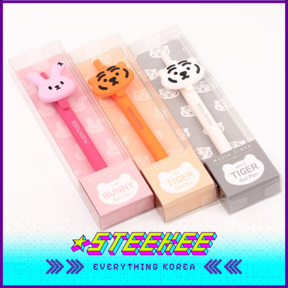 MUZIK TIGER Tiger Porumee Gel Pen Stationary Souvenir Gift by Steekee Korea 2599