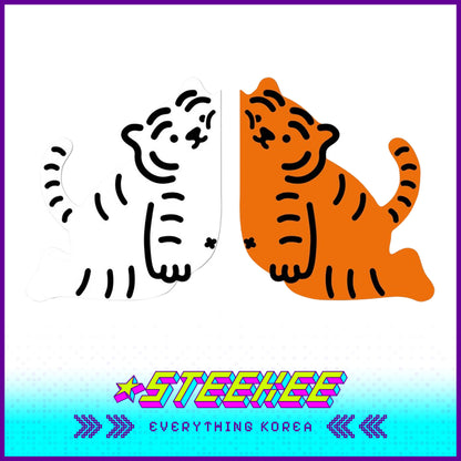 MUZIK TIGER Big Removable Matte Sticker for Laptop Notebook Ipad Tablet by Steekee Korea 2602