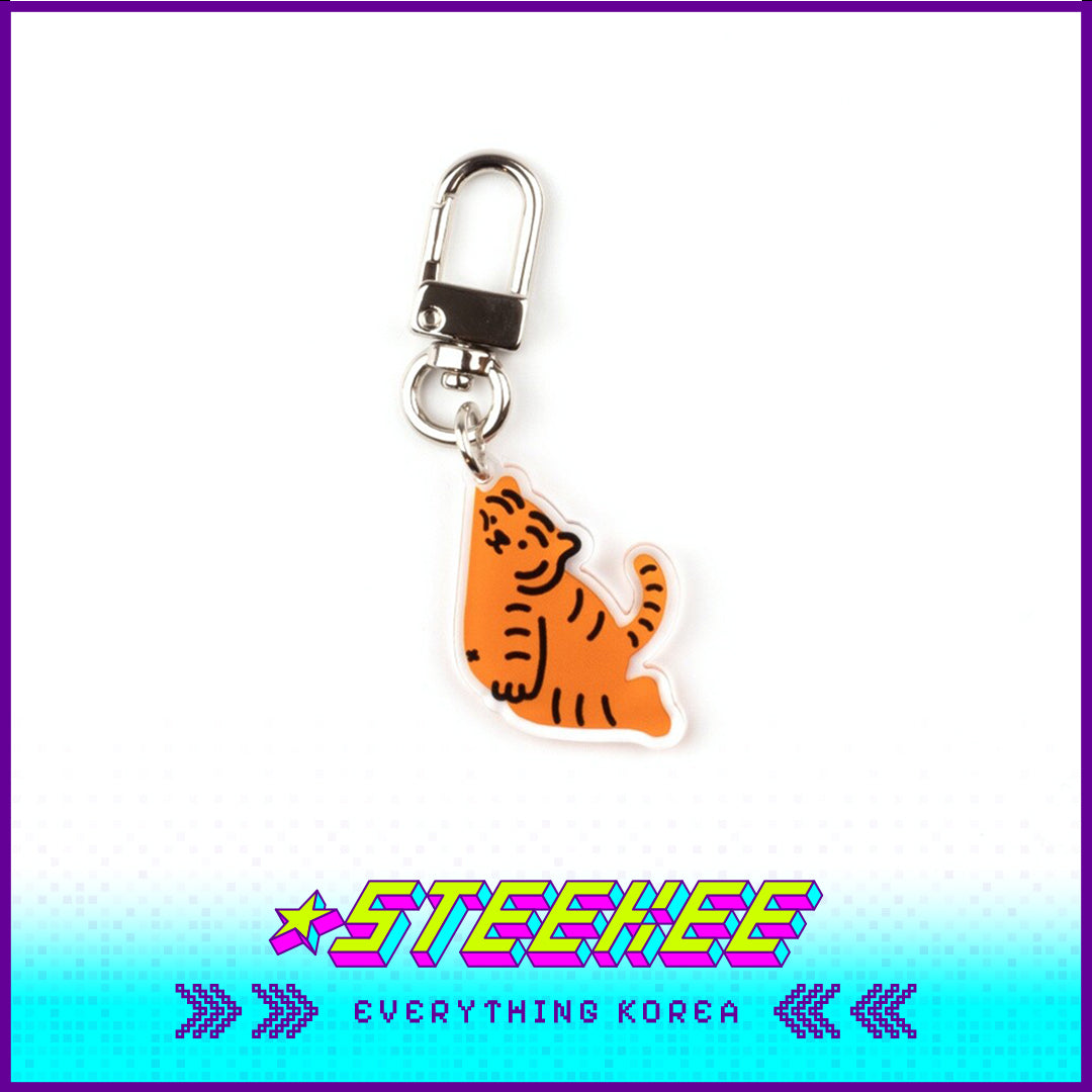 MUZIK TIGER It's OK Tiger Acrylic Keychain Souvenir Gift by Steekee Korea 2604