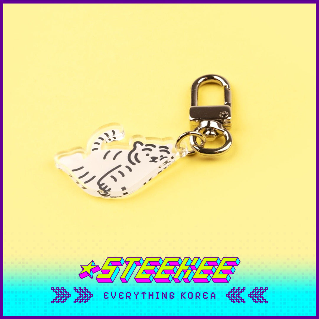 MUZIK TIGER It's OK Tiger Acrylic Keychain Souvenir Gift by Steekee Korea 2604