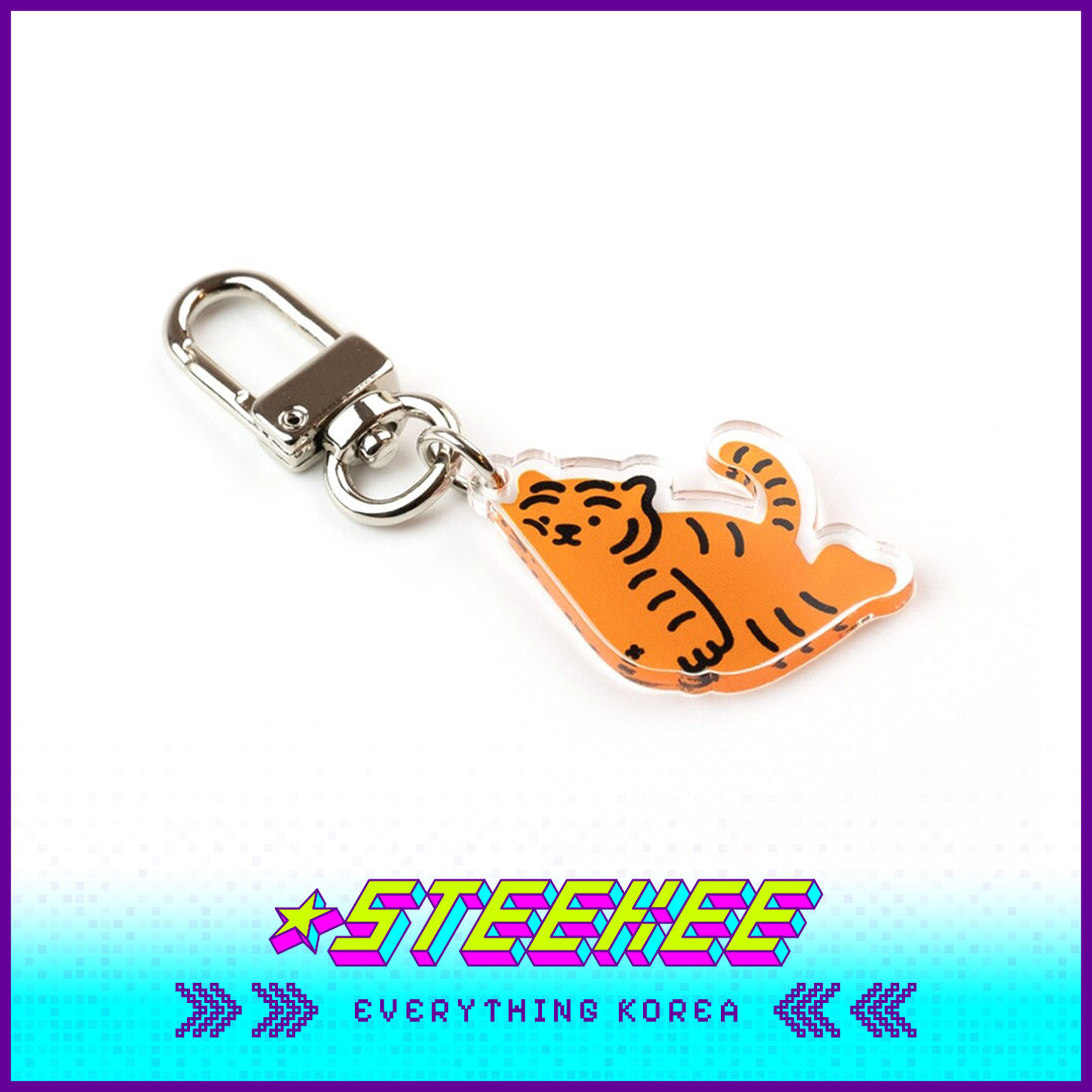 MUZIK TIGER It's OK Tiger Acrylic Keychain Souvenir Gift by Steekee Korea 2604